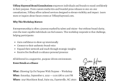 Showing Up Event PRESS RELEASE | THaywood - 2